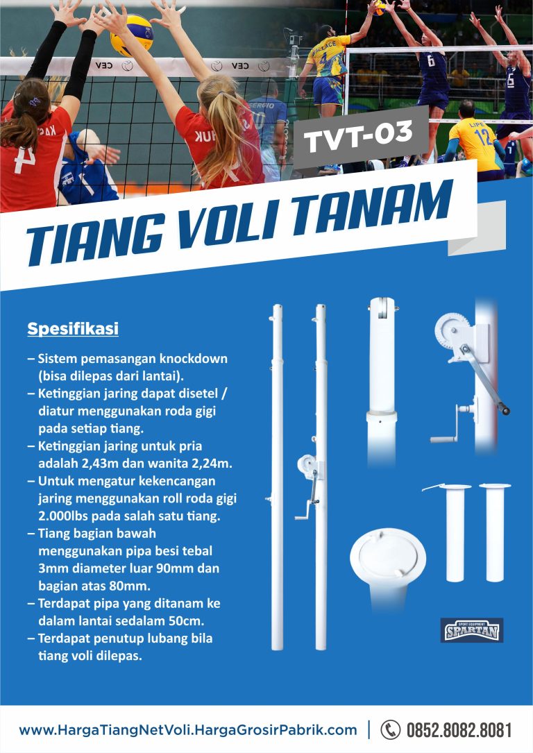 pabrik tiang voli tanam tvt 03